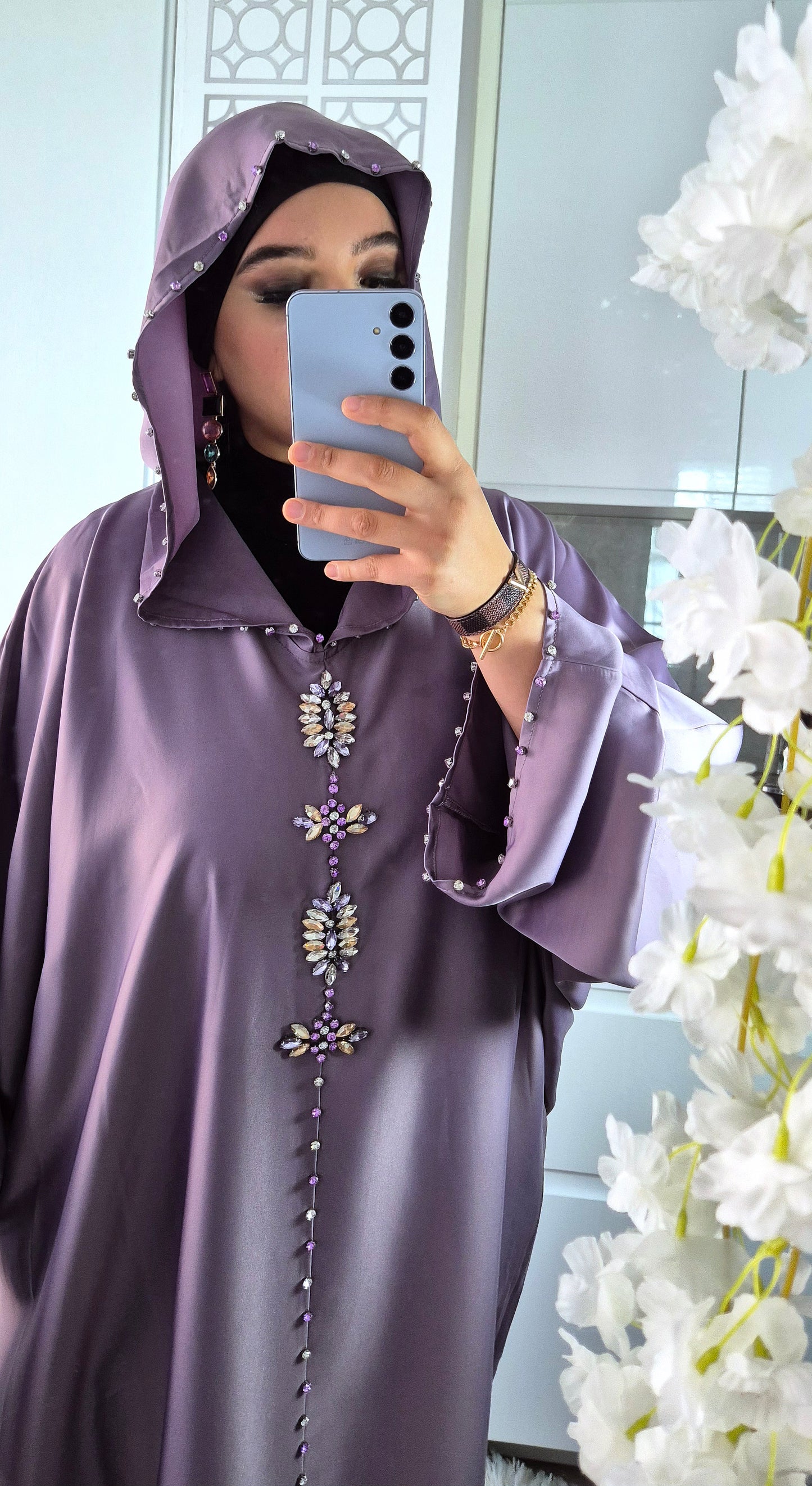 Abaya à capuche