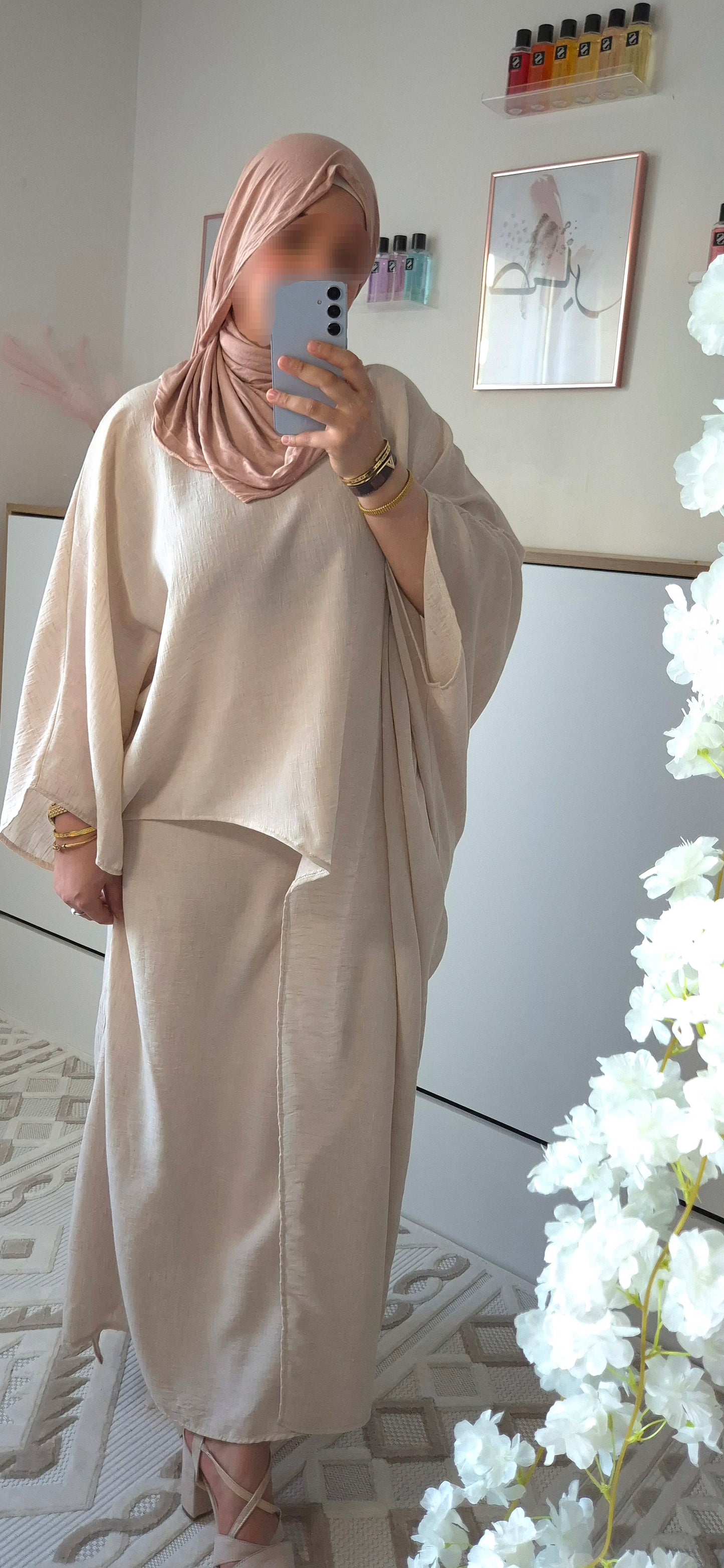 Ensemble jupe asymétrique